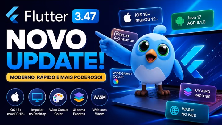 Miniatura do vídeo: NÃO atualize para o Flutter 3.47 sem ver isso!